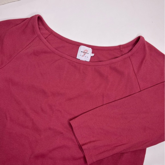 The Nines by Hatch Pink Ribbed 3/4 Sleeve Maternity Dress Size‎ Large - Picture 1 of 11